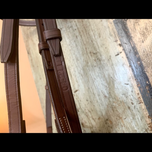 SOLD BRAND NEW brown CWD raised French noseband bridle - Picture 5 of 10